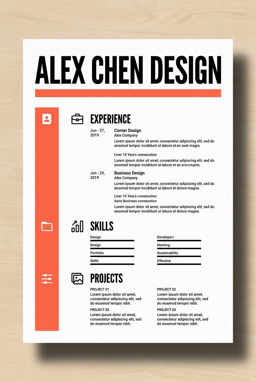 Creative CV template