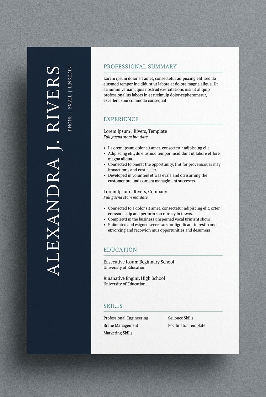 Executive CV template